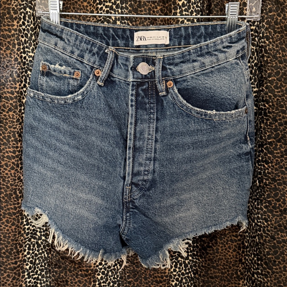 Zara Blue Jean Shorts